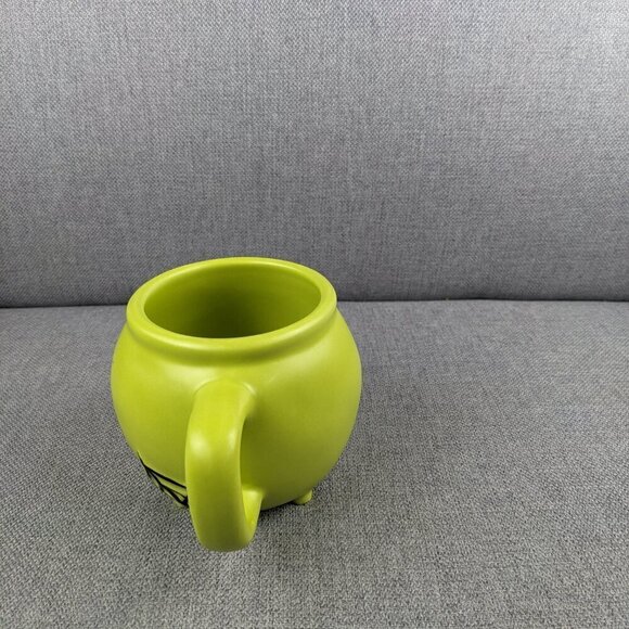 Rae Dunn Green Hocus Pocus Cauldron Shaped Mug - Picture 3 of 7